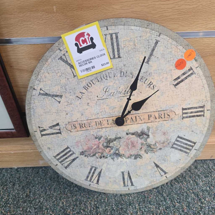 CLOCK DECOR BA