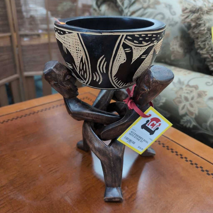 BOWL WITH STAND BT