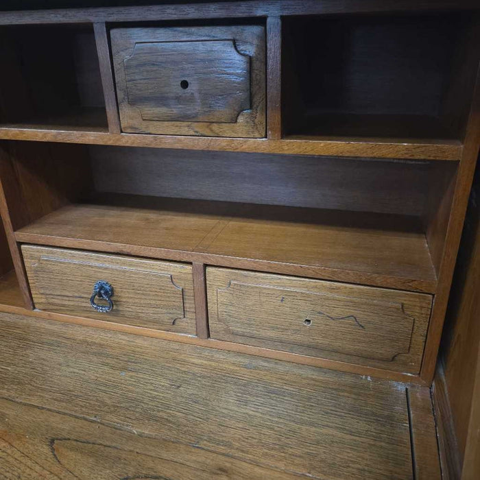 SECRETARY DESK WITH HUTCH ALK