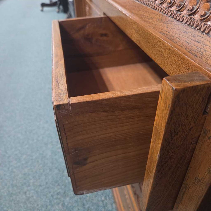 SECRETARY DESK WITH HUTCH ALK