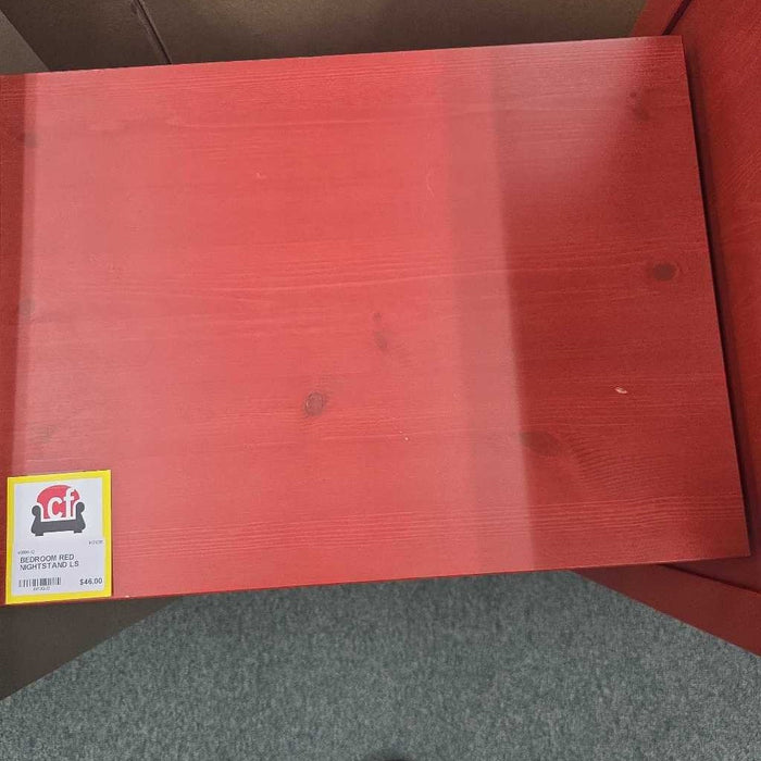 RED NIGHTSTAND LS