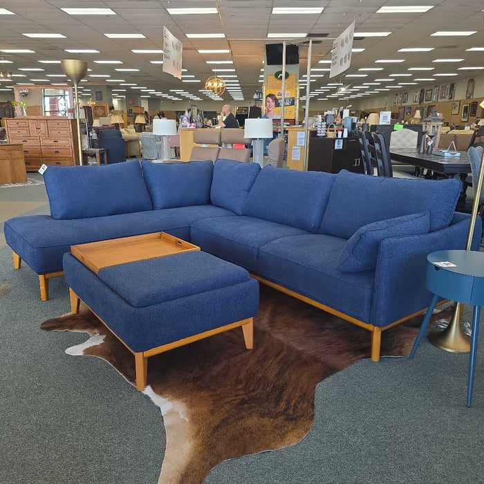 2 PC SECTIONAL WITH OTTOMAN MIH