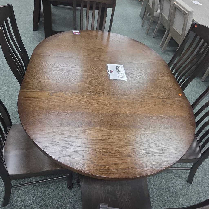 BASSETT TABLE 1 LEAF 6 CHAIRS KLH