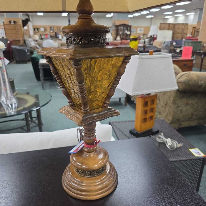 LAMP ORANGE GLASS BT