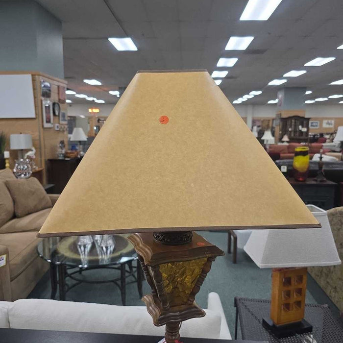 LAMP ORANGE GLASS BT
