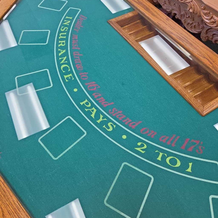 BLACKJACK TABLE WITH 2 STOOLS KLH