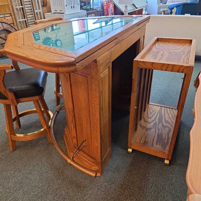 BLACKJACK TABLE WITH 2 STOOLS KLH