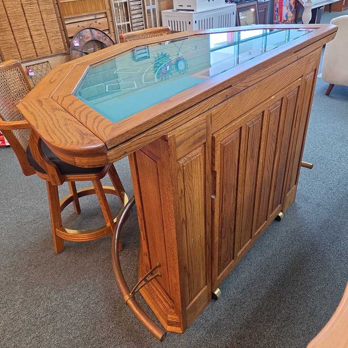 BLACKJACK TABLE WITH 2 STOOLS KLH