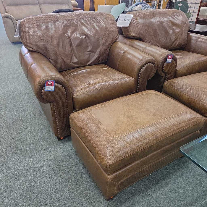 STICKLEY SANTE FE CHAIR WITH OTTOMAN SKH