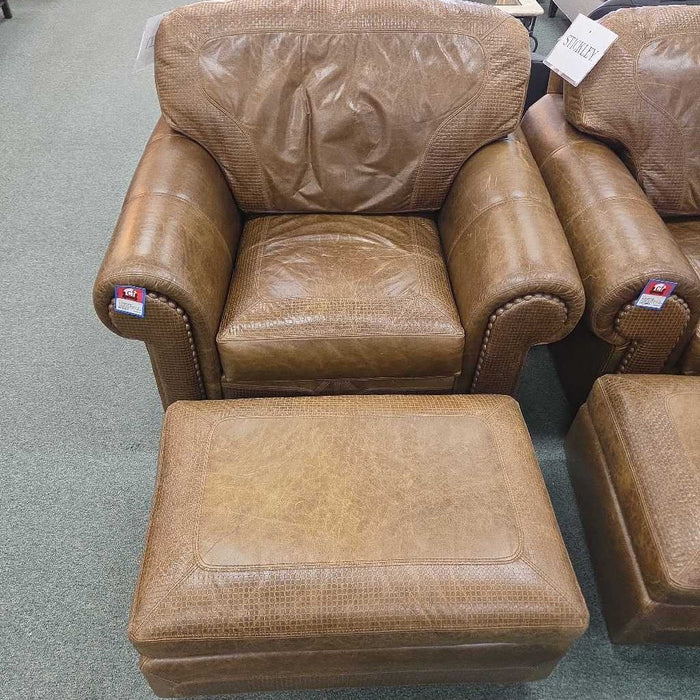 STICKLEY SANTE FE CHAIR WITH OTTOMAN SKH