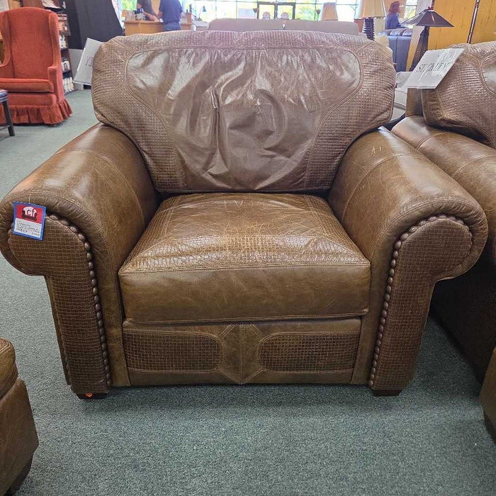 STICKLEY SANTE FE CHAIR WITH OTTOMAN SKH