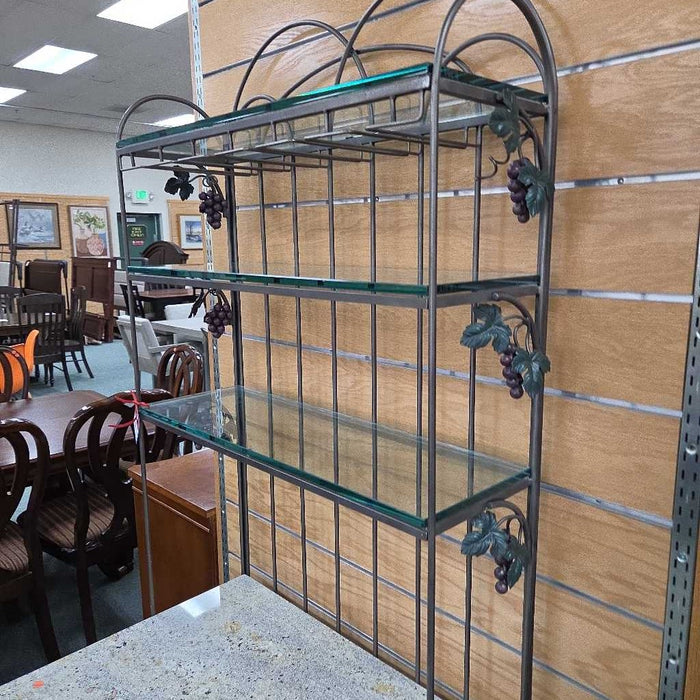 WROUGHT IRON WINE RACK ATH