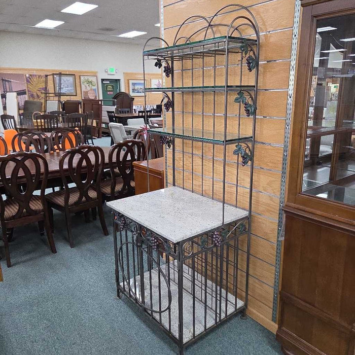 WROUGHT IRON WINE RACK ATH