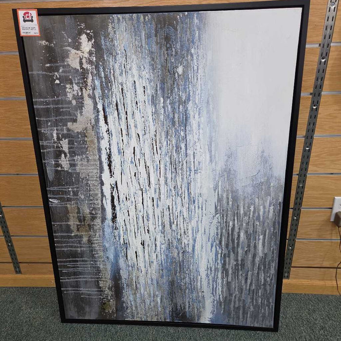 BLACK FRAME ABSTRACT ART