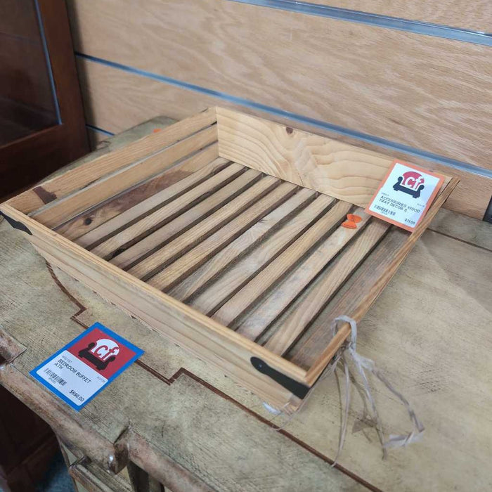 WOOD TRAY DECOR S