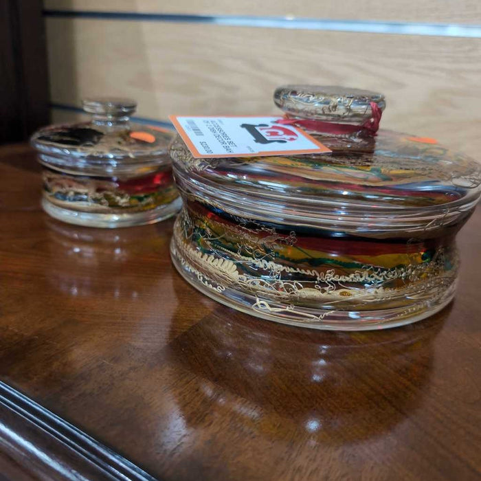 SET OF 2 DISH DECOR BAH
