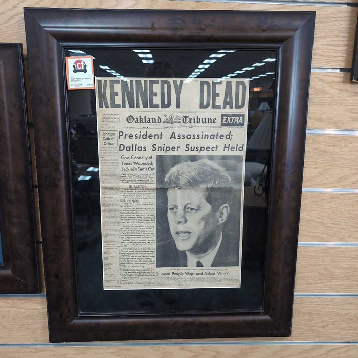 KENNEDY WALL DECOR KL