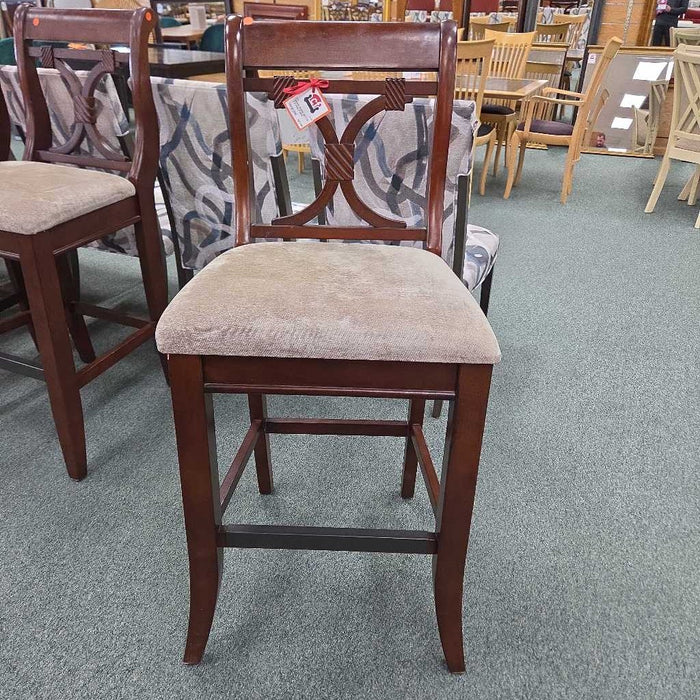 SET OF 3 STOOLS BKS