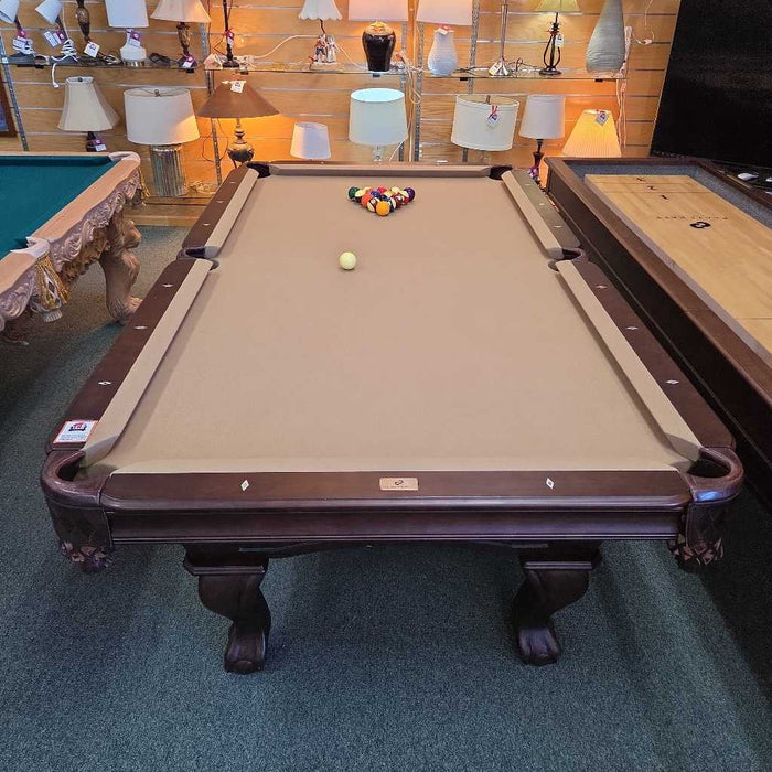 PLAYCRAFT CHARLES RIVER 8' POOL TABLE + ACCESSORIES BHCH