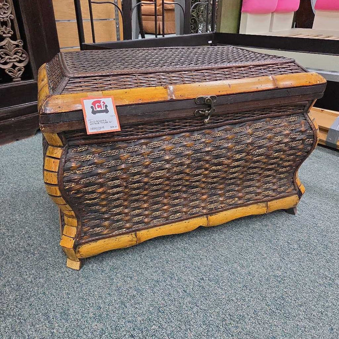WICKER TRUNK AT