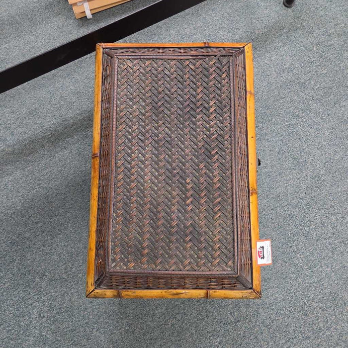 WICKER TRUNK AT