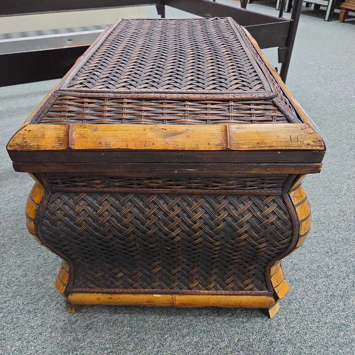 WICKER TRUNK AT