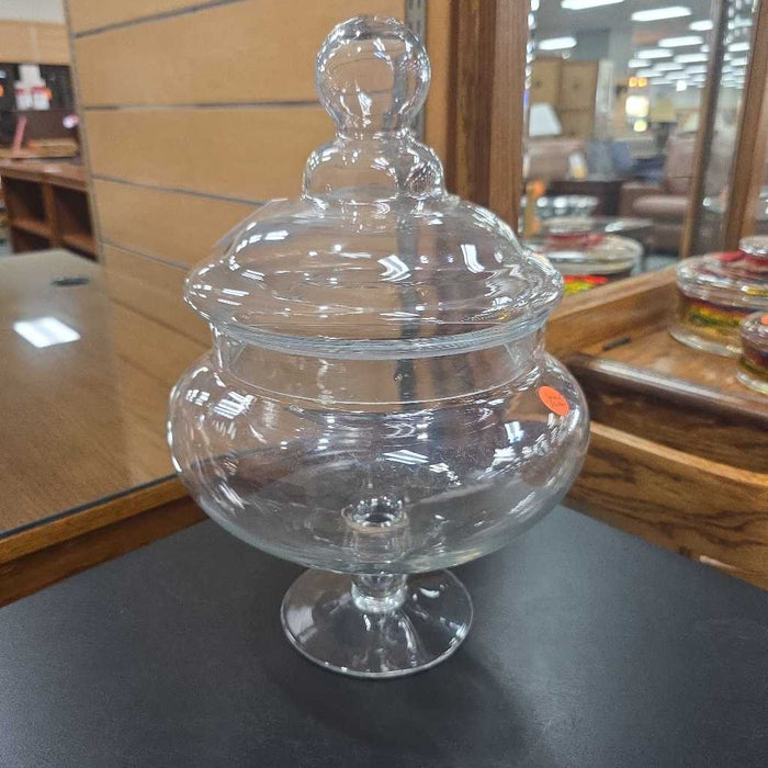 CLEAR JAR WITH TOP BT