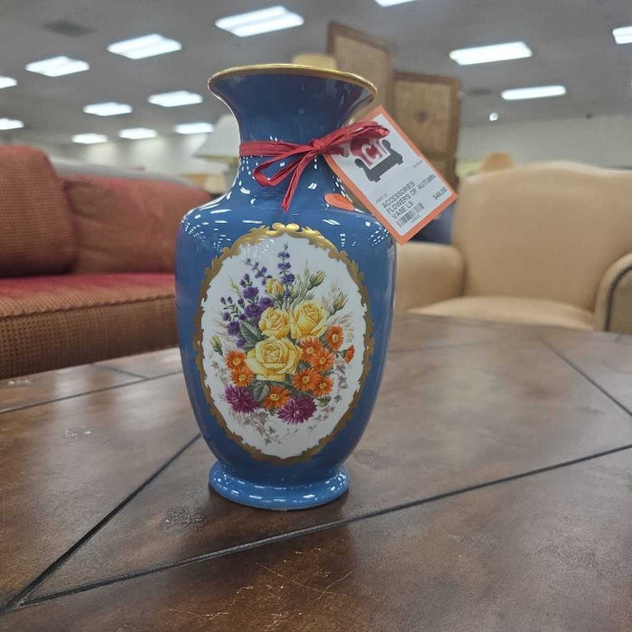 FLOWERS OF AUTUMN VASE LS