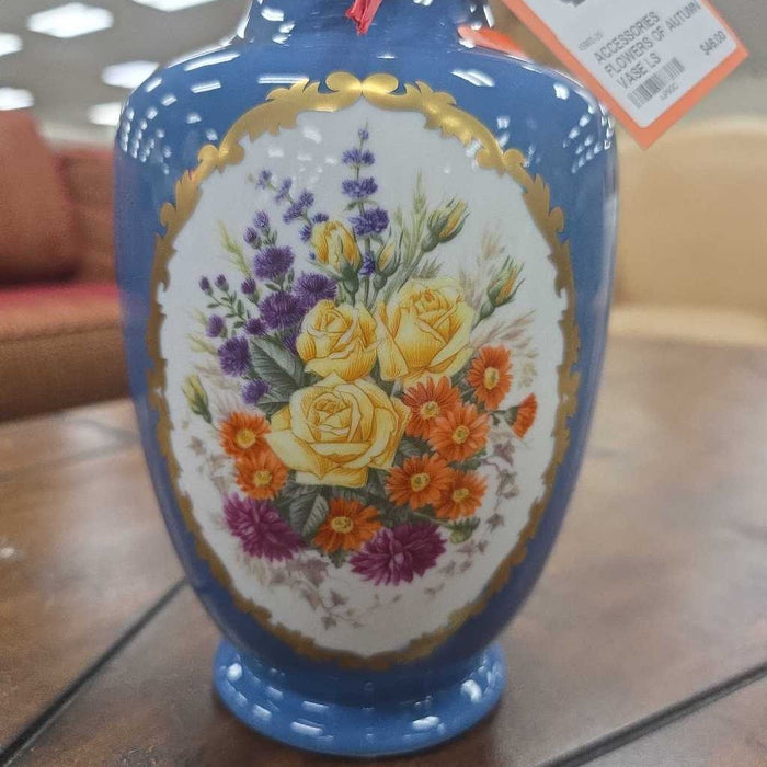 FLOWERS OF AUTUMN VASE LS