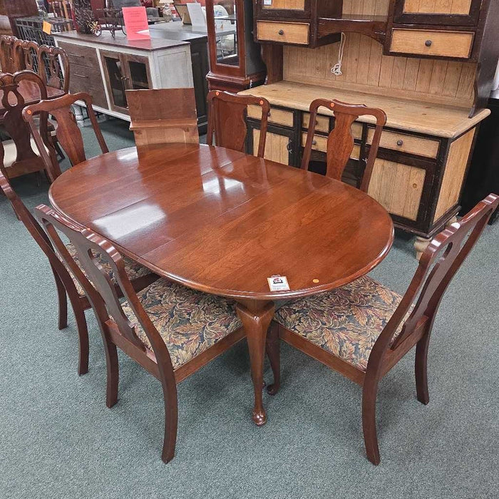 TABLE 2 LEAVES 6 CHAIRS ALK