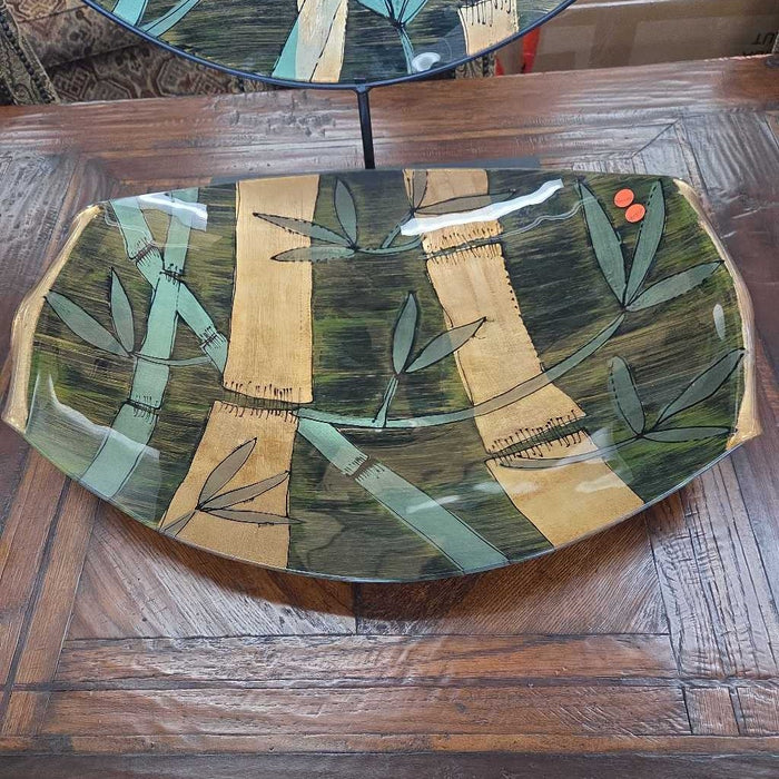 SET OF 2 BAMBOO DISH DECOR BSL