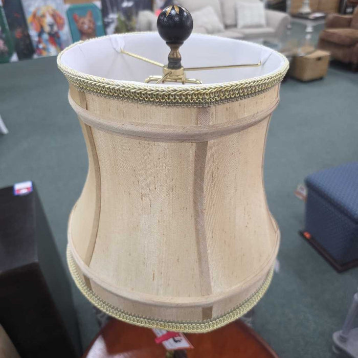 LAMP WITH GLASS ORB LS