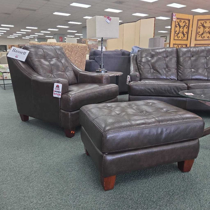 BASSETT CHAIR WITH OTTOMAN LSH