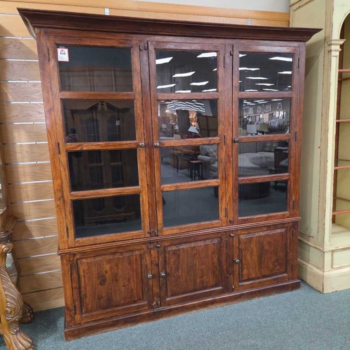 2PC MAHAGONY BOOKCASE SKH