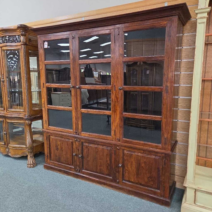 2PC MAHAGONY BOOKCASE SKH