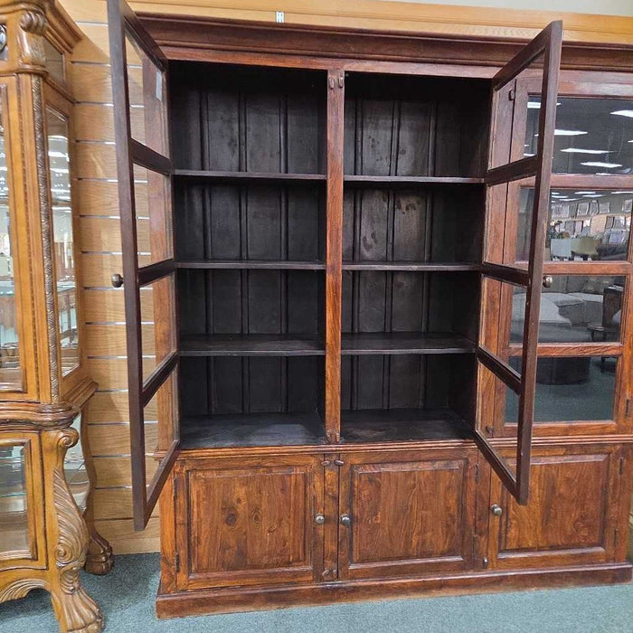 2PC MAHAGONY BOOKCASE SKH