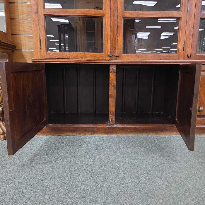2PC MAHAGONY BOOKCASE SKH