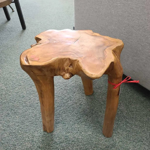 LOG STOOL AS Rock's Consign Furniture Reno