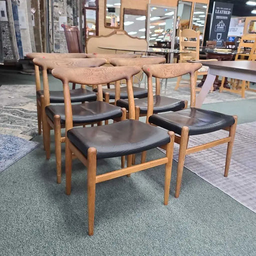SET OF 6 CHAIRS ASH Rock's Consign Furniture Reno