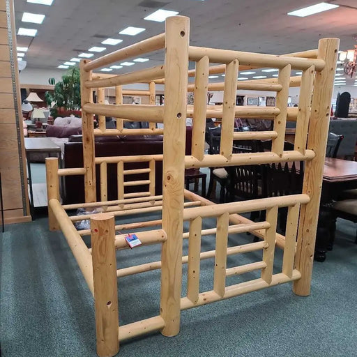 TWIN/FULL LOG BUNK BED LCH Rock's Consign Furniture Reno