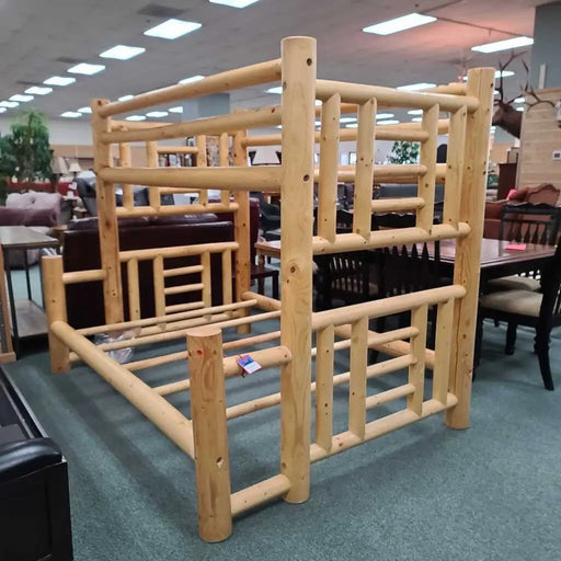 TWIN/FULL LOG BUNK BED LCH Rock's Consign Furniture Reno