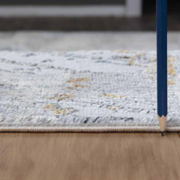 Textures - 5'3" X 7' Area Rug - White