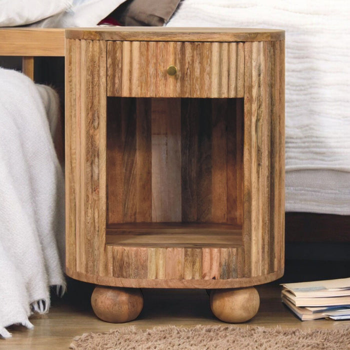 Soba - Ball Drawer Bedside Table