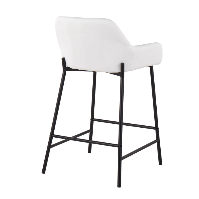 Daniella - Contemporary Fixed Height Counter Stool (Set of 2)
