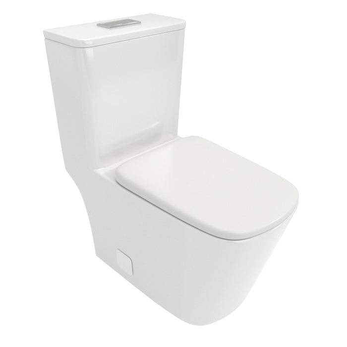 1 Piece Toilet & Dual Flush And Soft Closing Seat - White