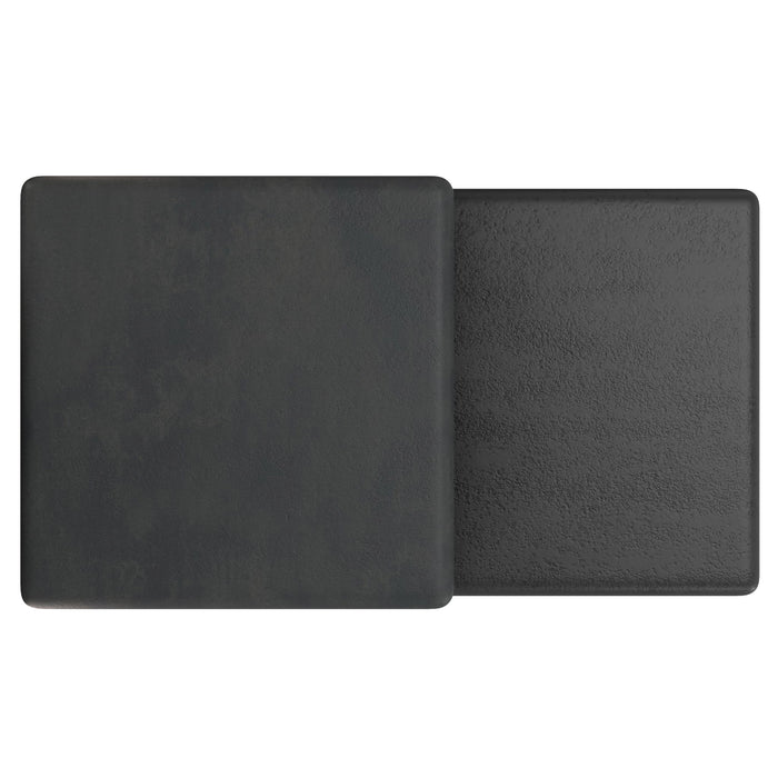 Zachary - 2 Piece Set Cast Aluminum Coffee Table - Black