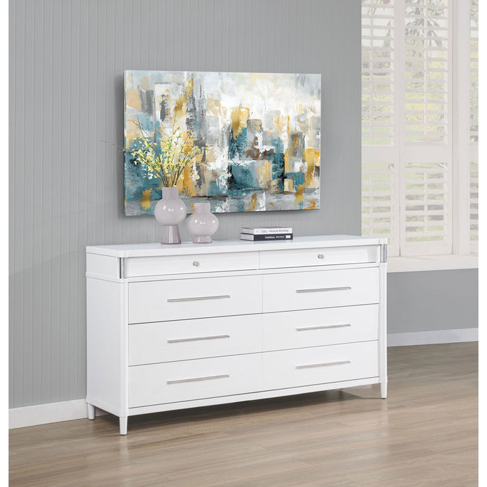 Robinson - 8 Drawer Dresser - White