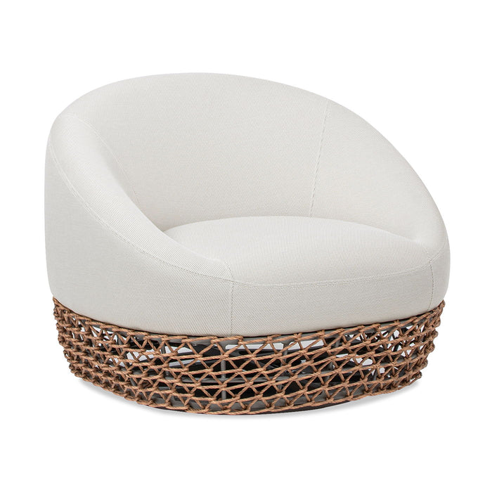 Willow - Upholstered Patio Deep Seating Armchair, Wicker Frame