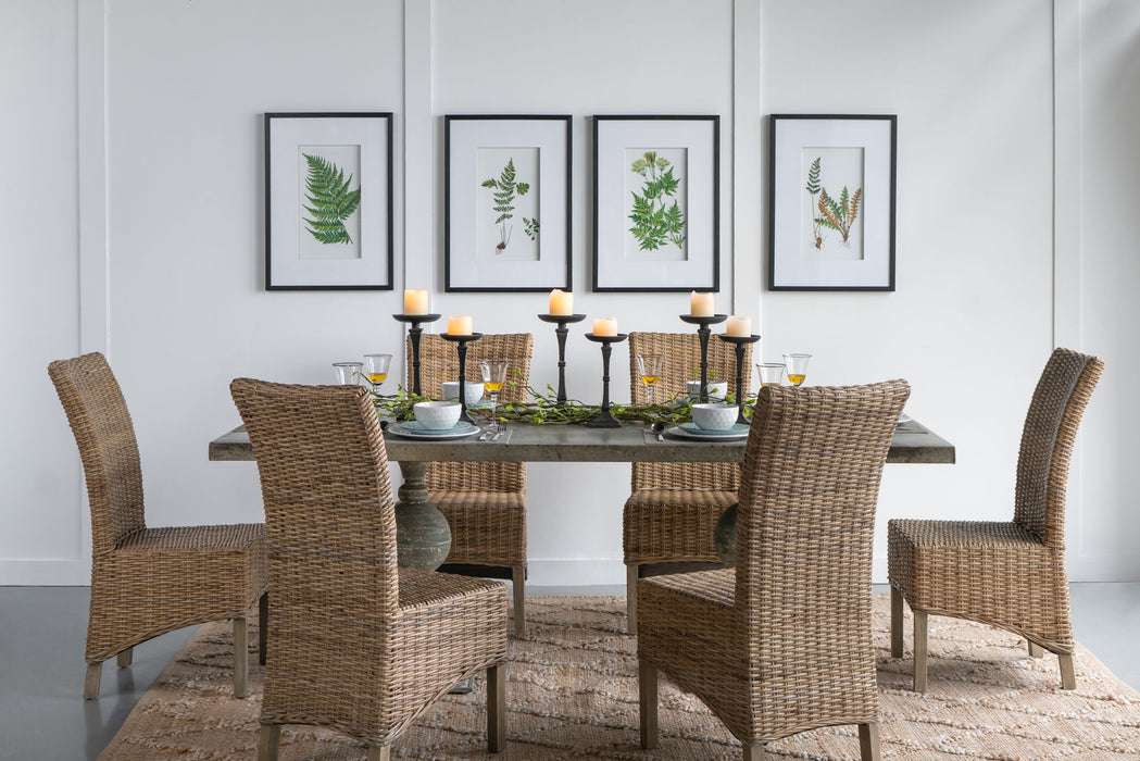 Botanical And Fern Wall Art, Wall Decor For Living Room Dining Room Entryway (Set of 4) - White / Black