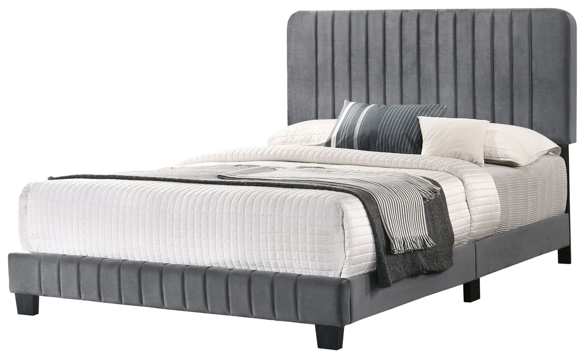 Channel Tufted Bed